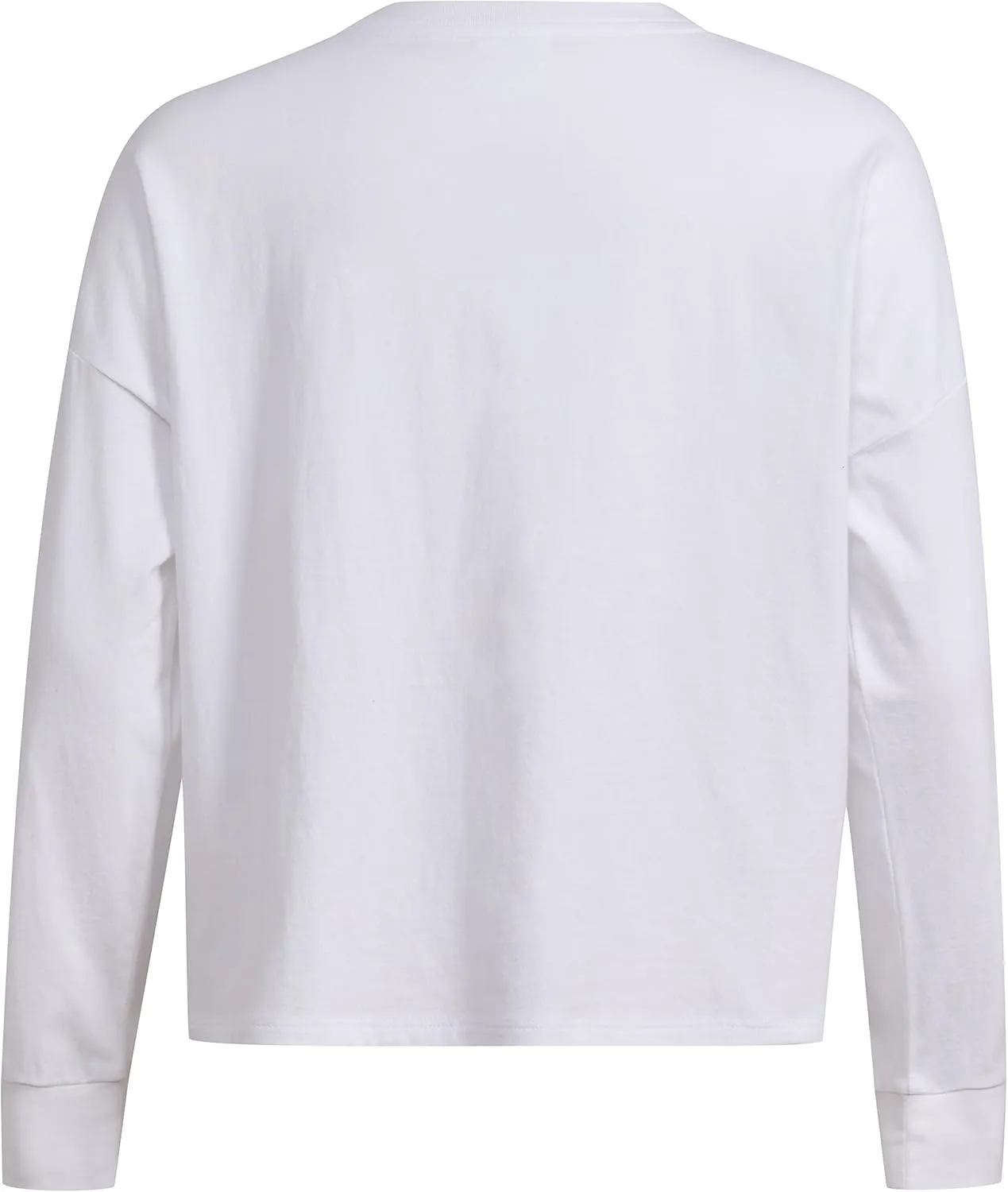 adidas Girls' Long Sleeve Waist Crew Tee T-Shirt