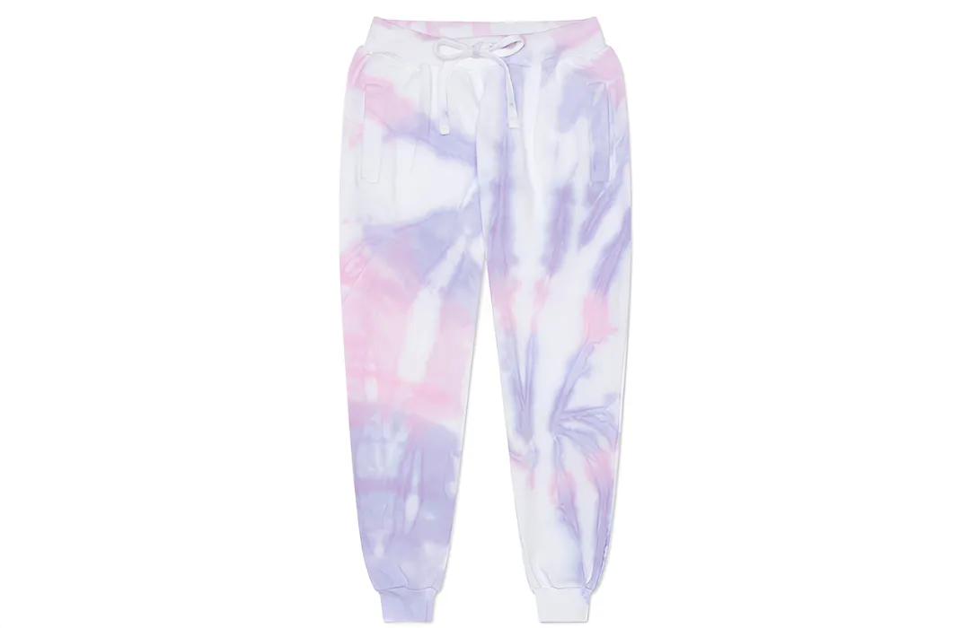Adult Tie Dye Joggers in Spun Sugar