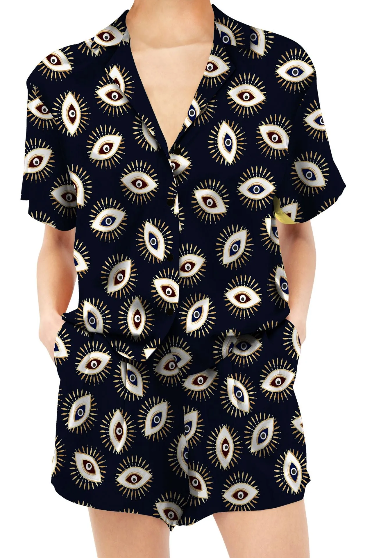 Allover Print Shorts