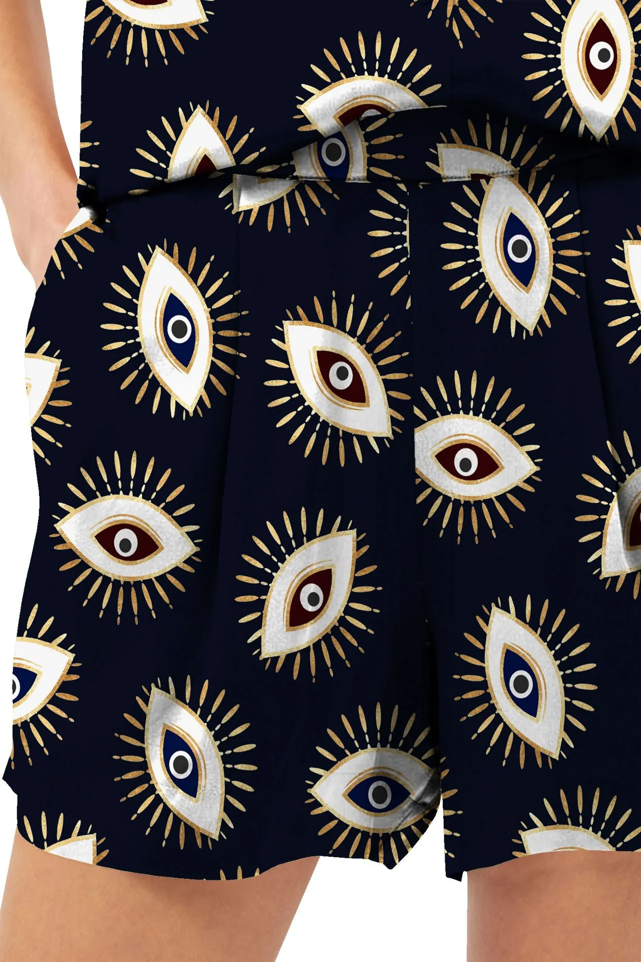 Allover Print Shorts