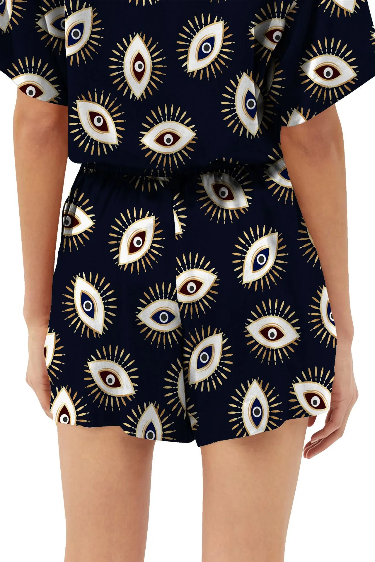 Allover Print Shorts