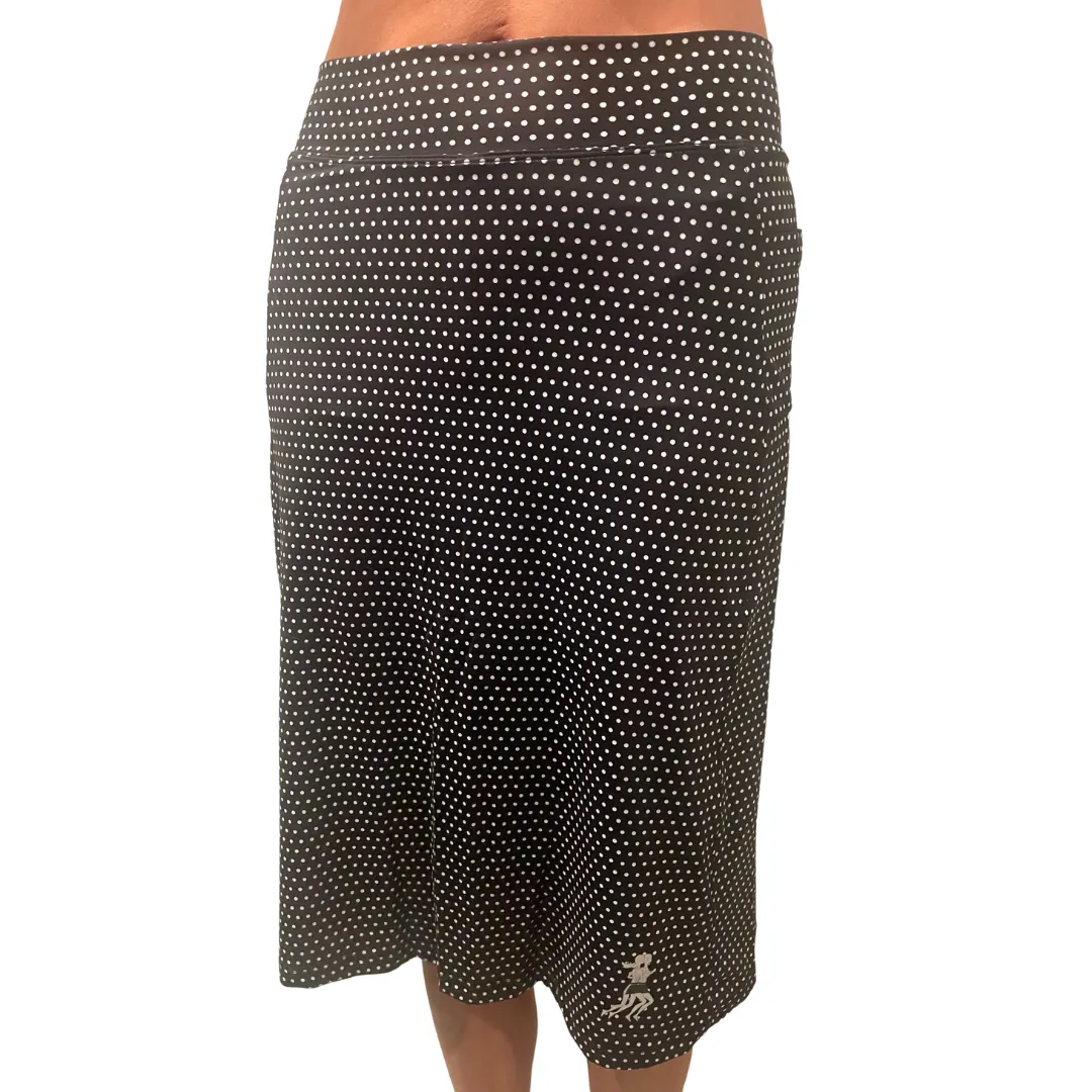 Black Dot Spirit Athletic Skirt