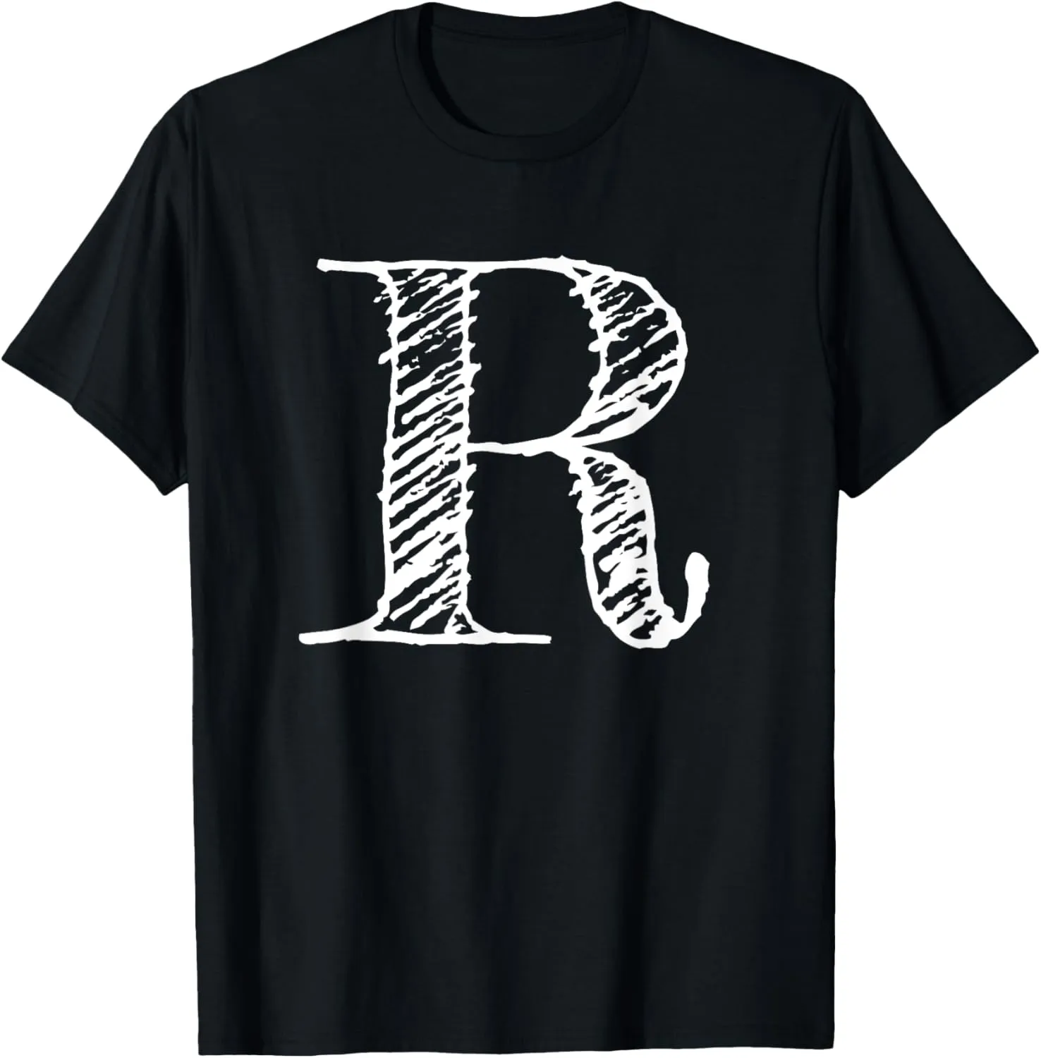 Bold Letter R - Decorative Alphabet Big Font Capital Letter T-Shirt