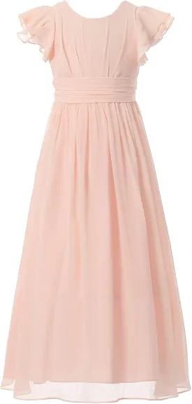 Bridesmaid Dress Prom Party Dresses Long Flower Girl's Dress