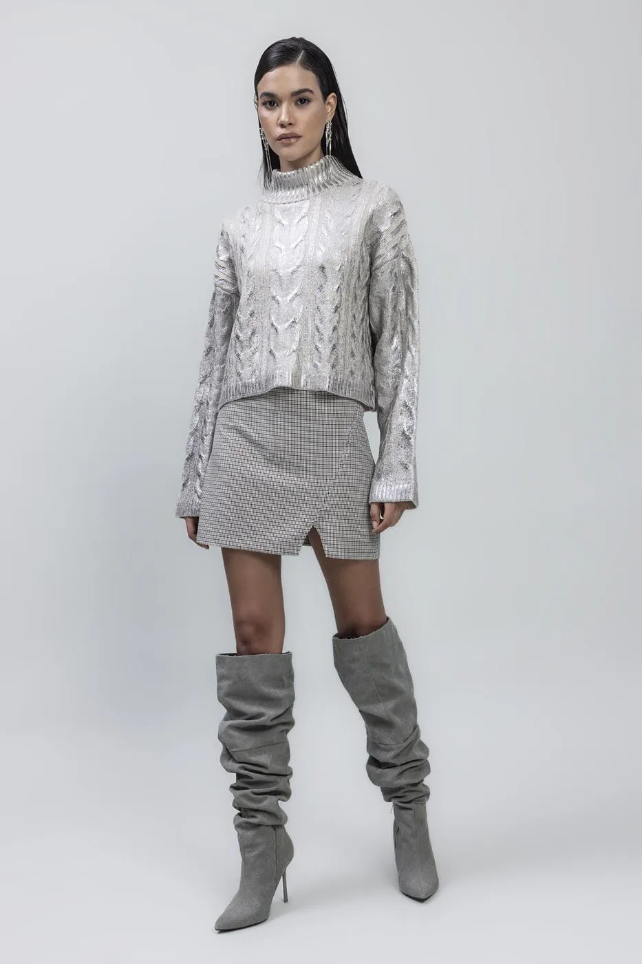 BSL Women Mini Pencil Skirt - Le Blanc-Mesnil
