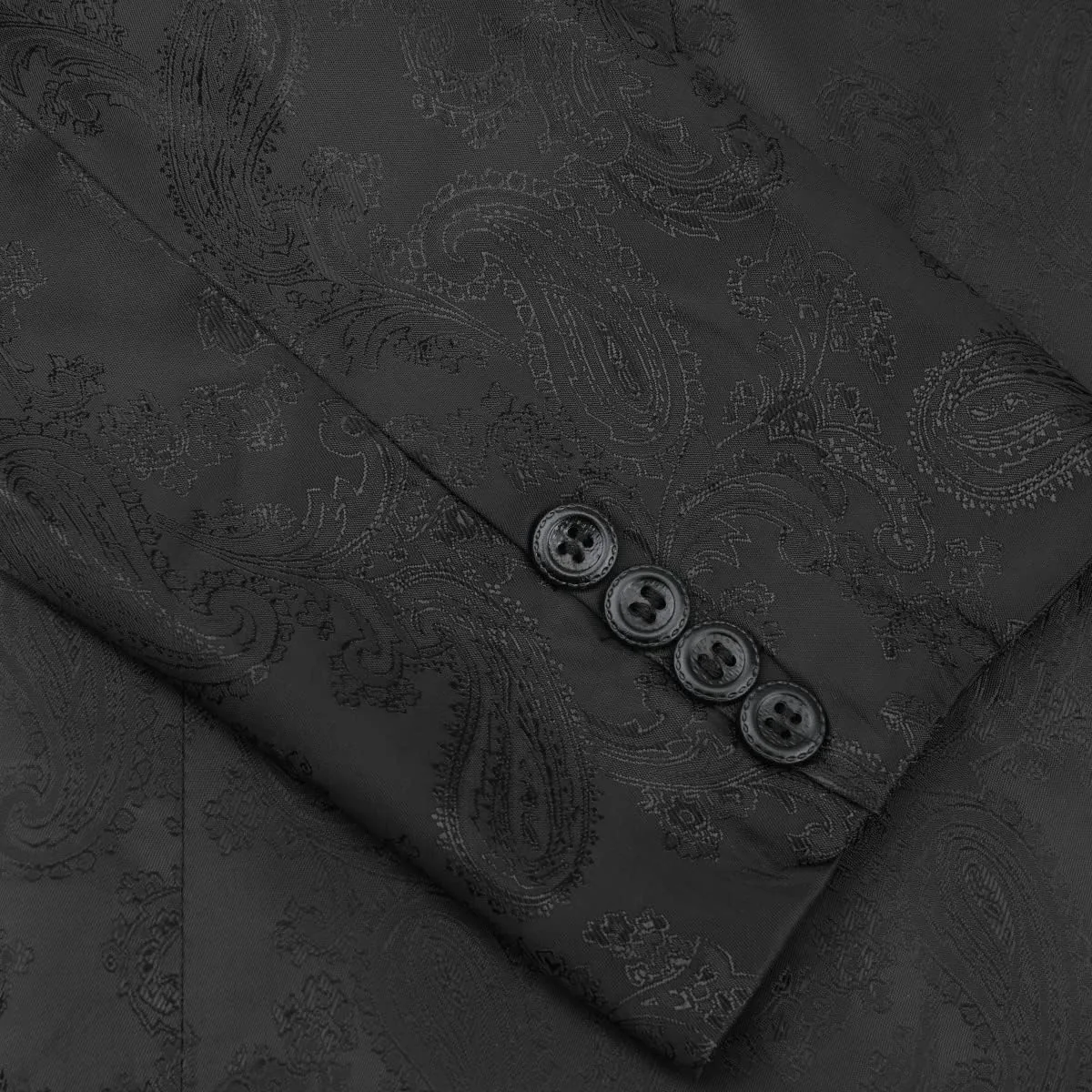 Cloudstyle Mens Slim Fit Paisley Suit Single Breasted Party Suit Jacket 1 Button Sport Coat