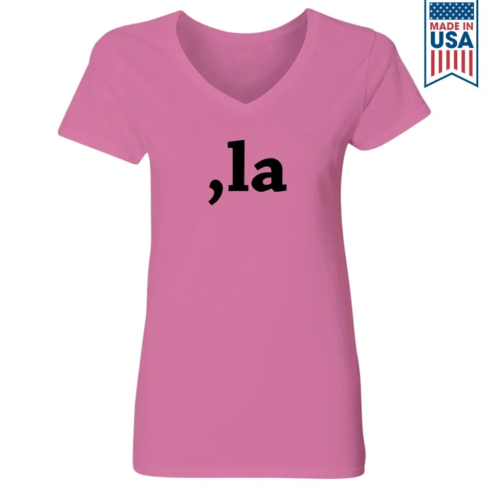 Comma la Women's V-neck T-shirt TSVW653