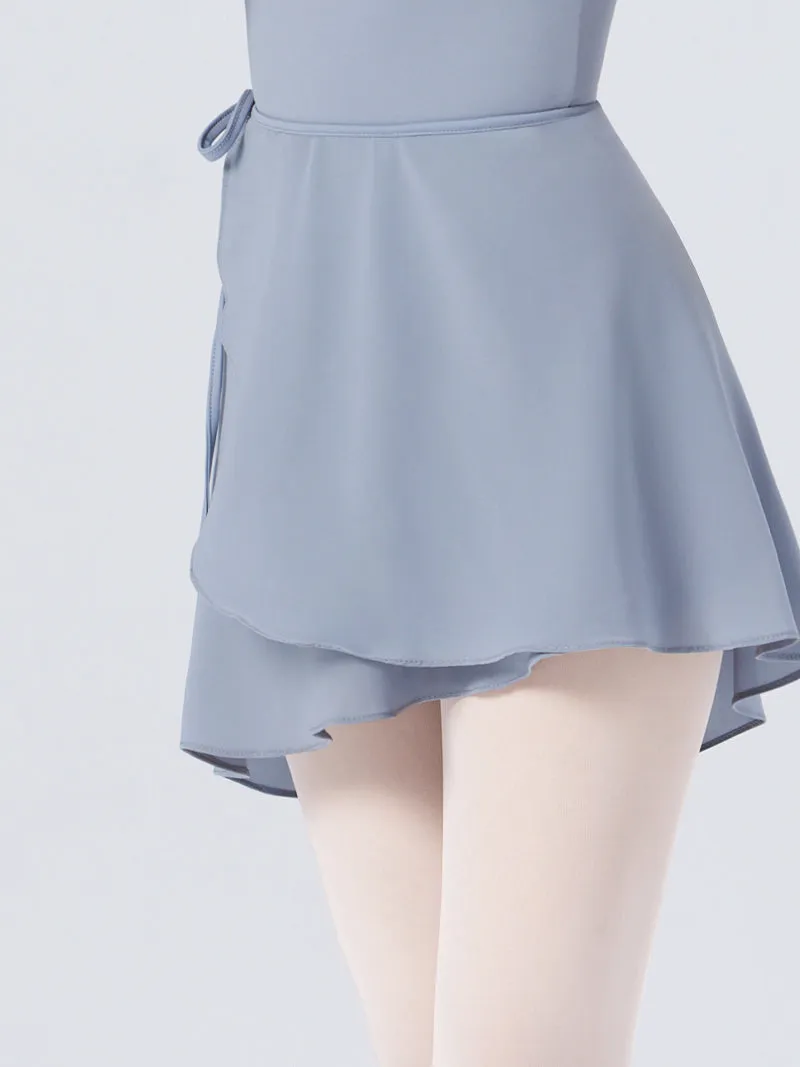 Dance Training Clothes Chiffon Skirt One-piece Hip-Covering Apron Lace-up Short Skirt