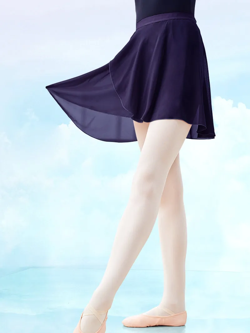 Dance Training Clothes Chiffon Skirt One-piece Hip-Covering Apron Lace-up Short Skirt