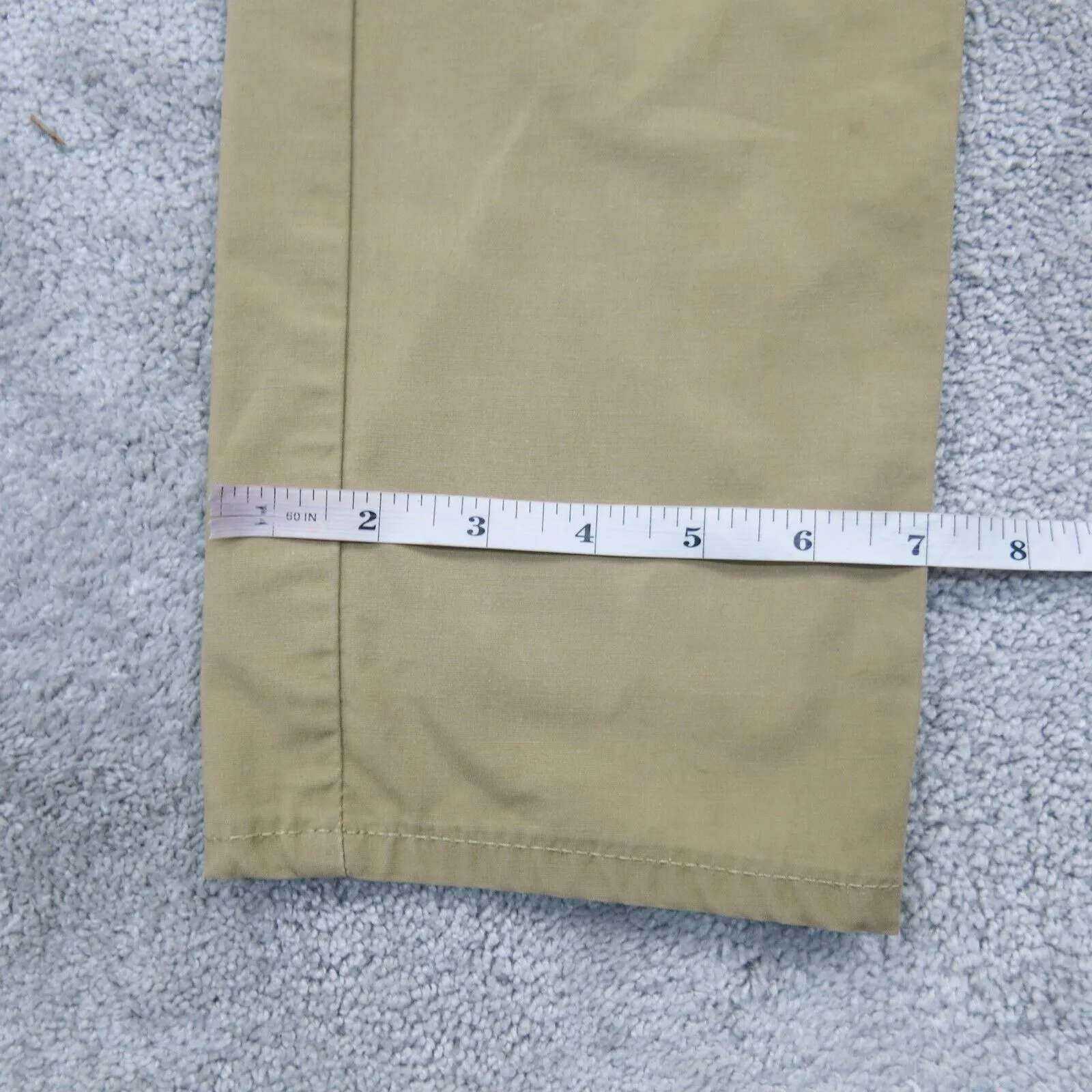 Denizen From Levis Womens 216 Slim Leg Pants Flat Front Khaki Beige SZ W34XL32