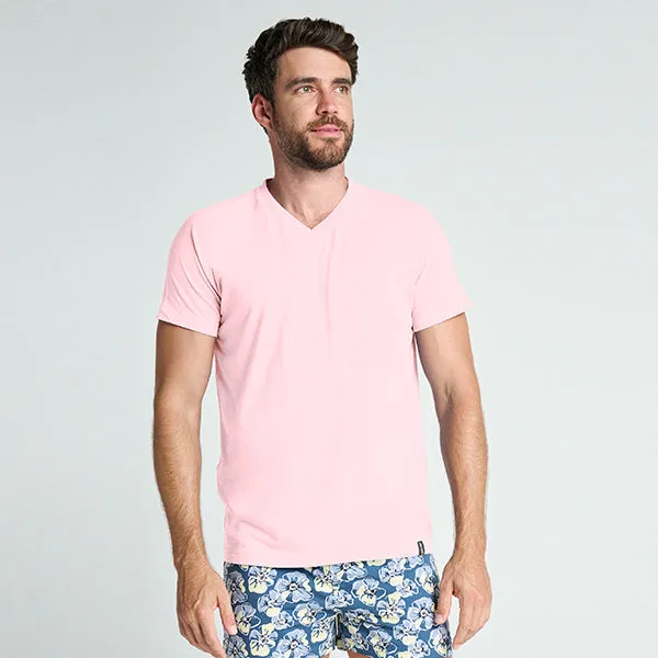 Elance Combed Cotton-Rich V-Neck T-Shirt
