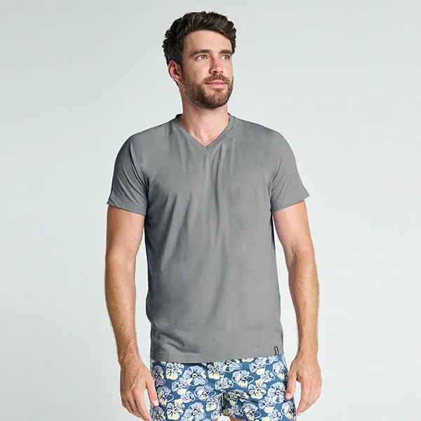 Elance Combed Cotton-Rich V-Neck T-Shirt