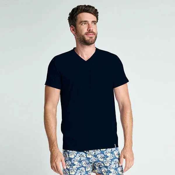 Elance Combed Cotton-Rich V-Neck T-Shirt
