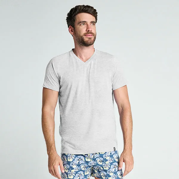 Elance Combed Cotton-Rich V-Neck T-Shirt