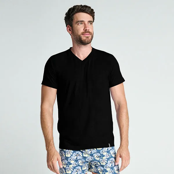 Elance Combed Cotton-Rich V-Neck T-Shirt
