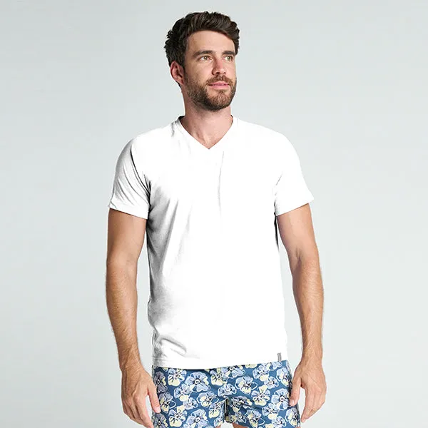 Elance Combed Cotton-Rich V-Neck T-Shirt
