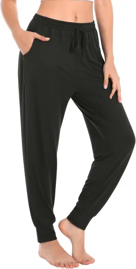 Envlon Womens Yoga Sweatpants Loose Lightweight Workout Joggers Pants Drawstring Comfy Casual Lounge Pants with Pockets