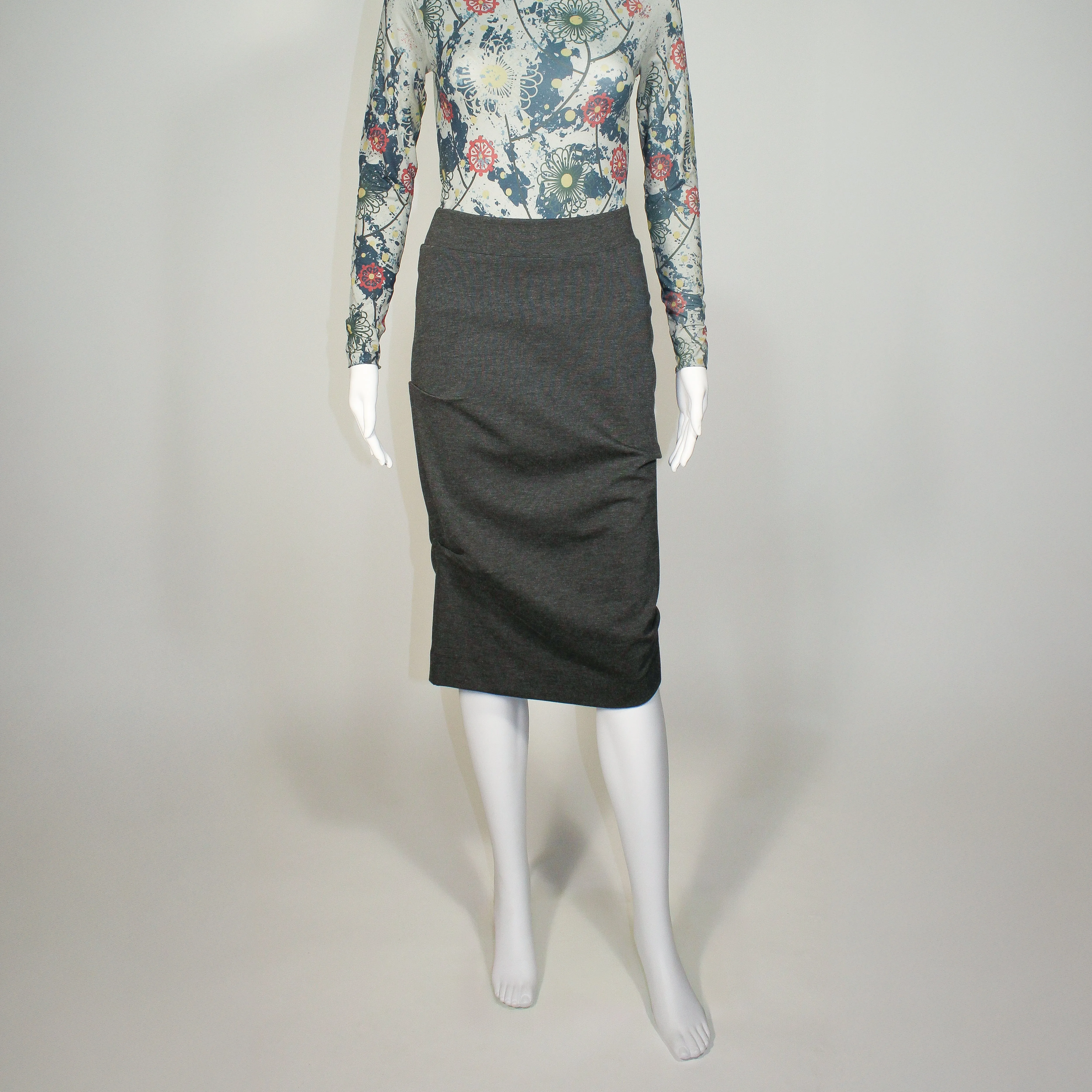 Equinox Skirt in Charcoal by Porto
