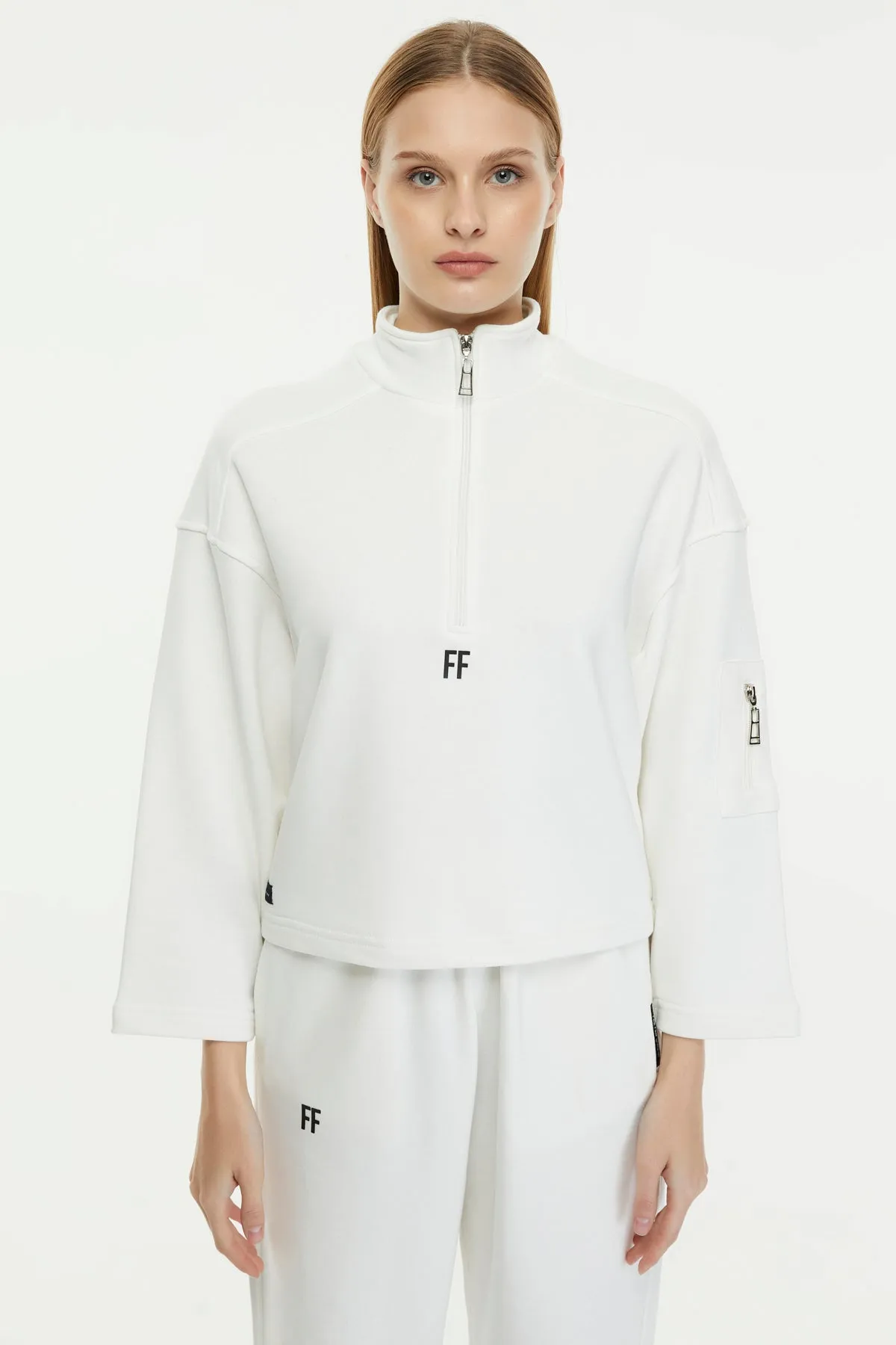 FF / Zipper Women Sweatshirt
