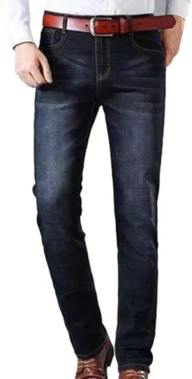 Jeans for Men Slim Fit Lightweight Straight Leg Denim Pants Vintage Washed Stretch Jeans Pants Casual Work Jeans