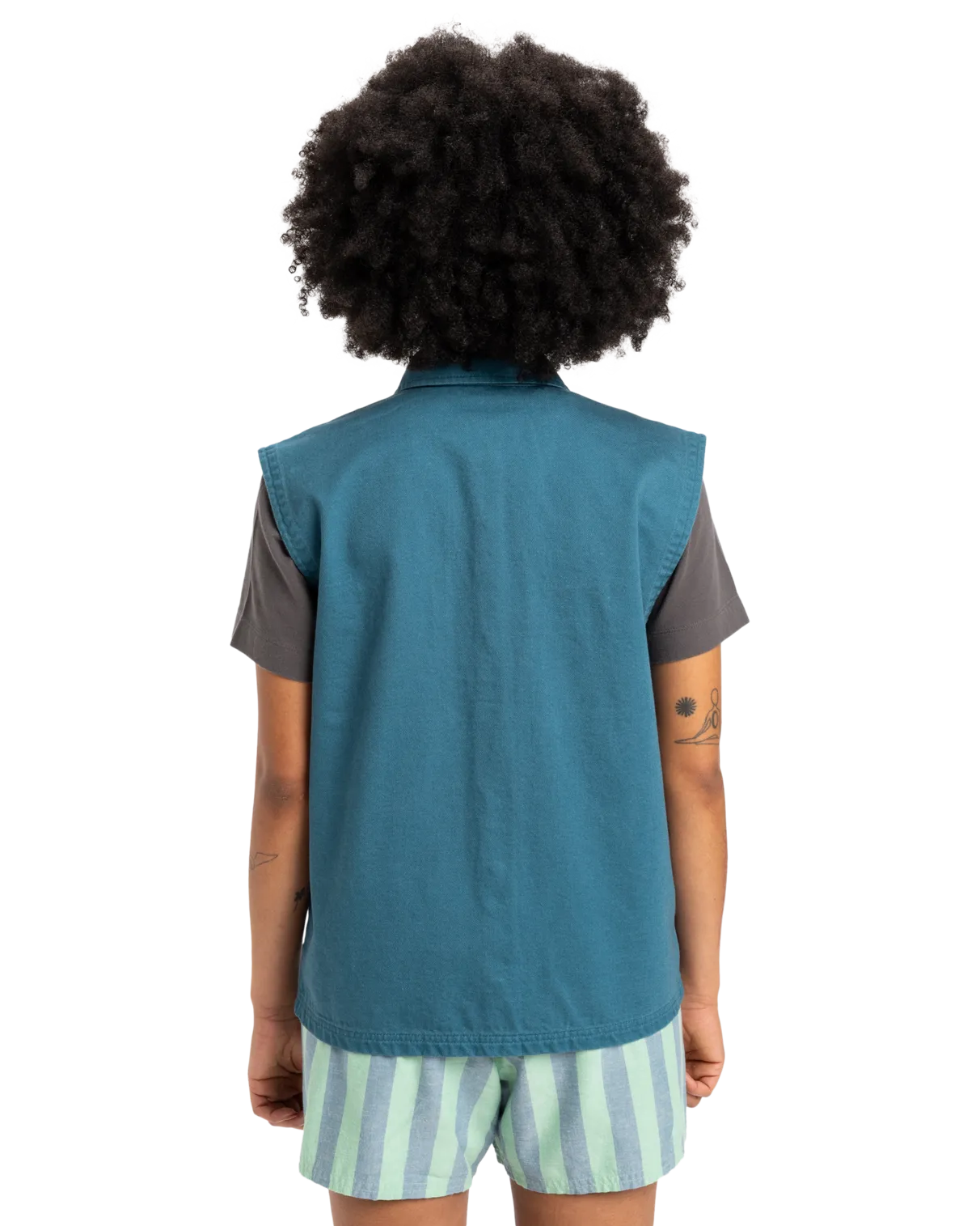 Jolk Sleeveless Shirt in Real Teal