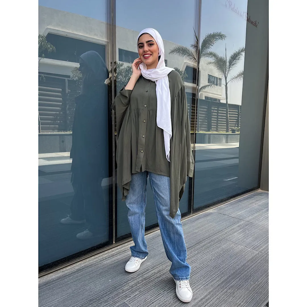 Koresha oversized loose blouse