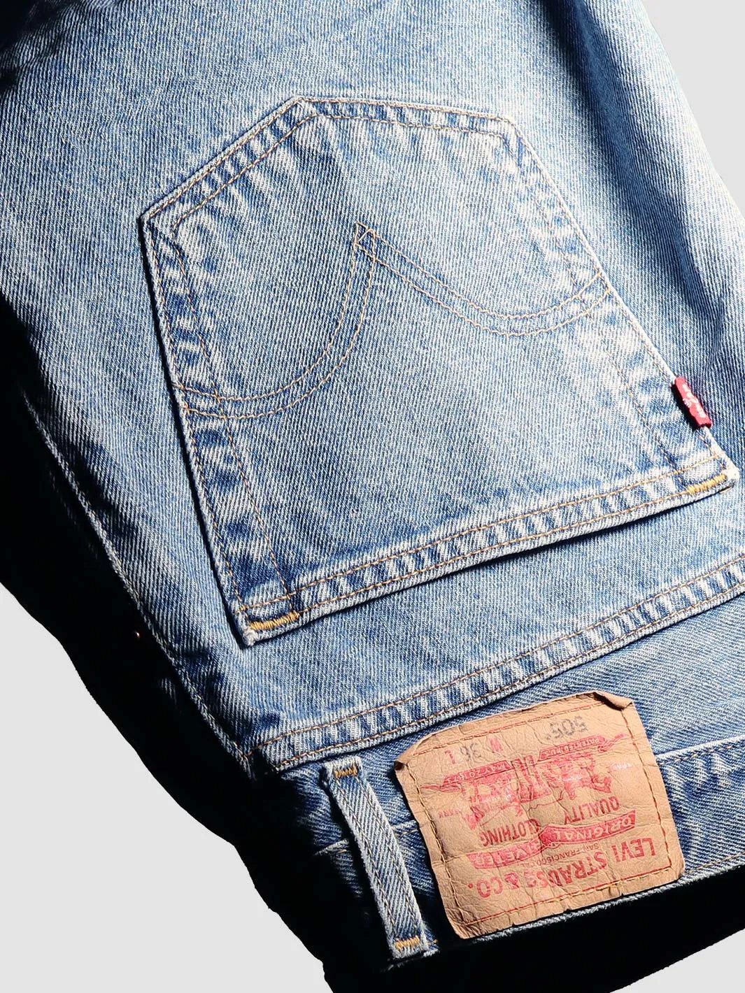 Levi's 505 Blue Jean Shorts (W36)