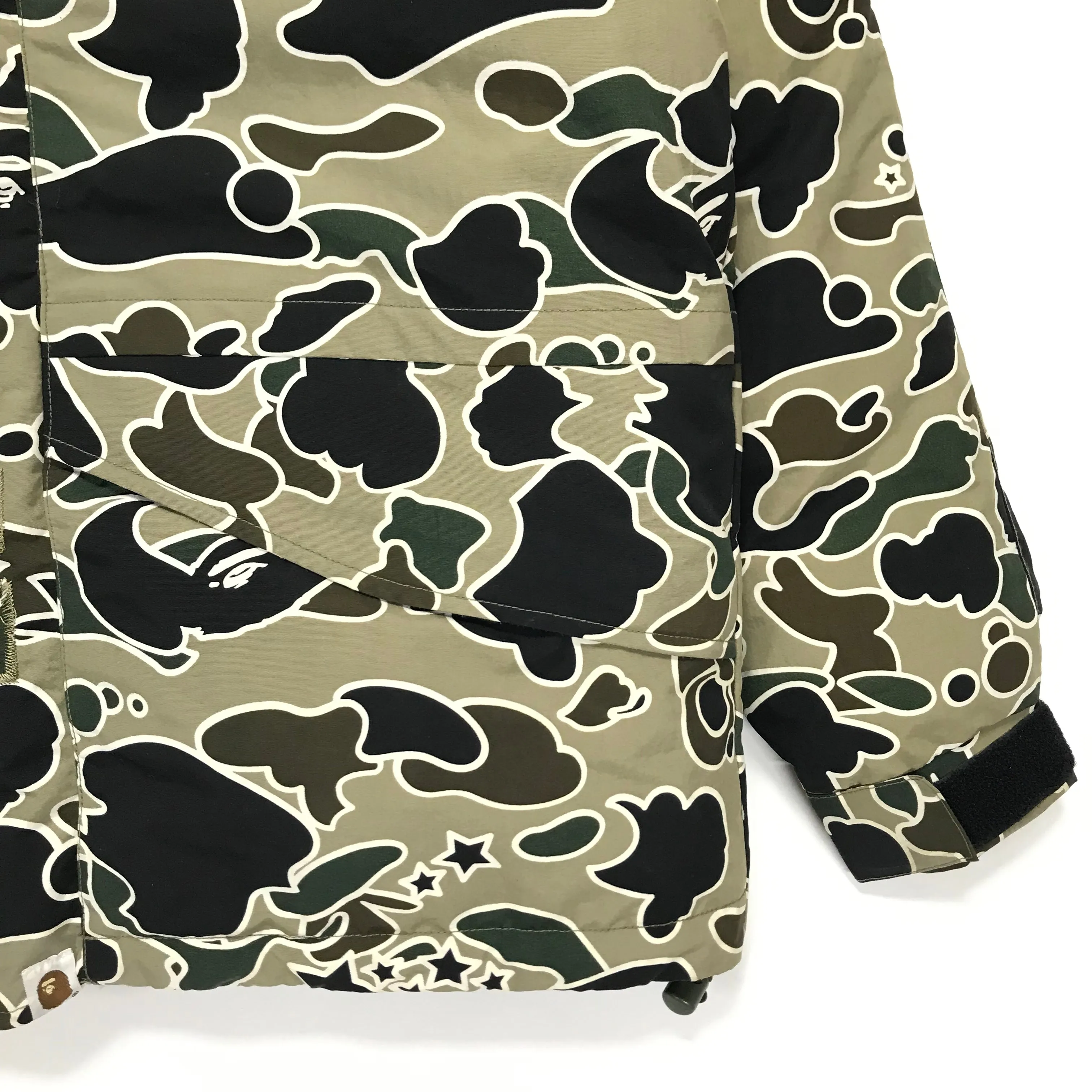 [M] A Bathing Ape Bape Vintage Psyche Sta Camo Down Jacket