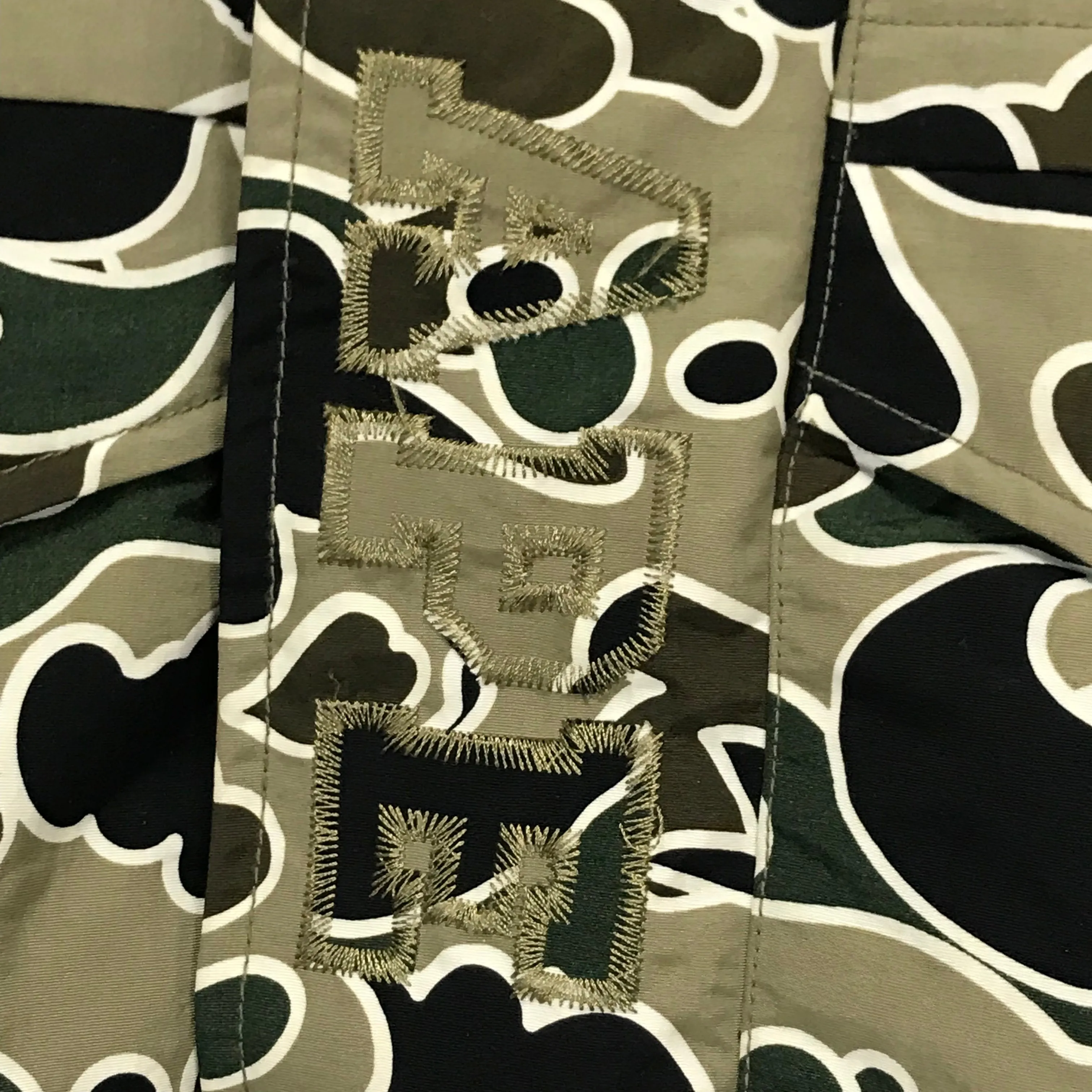 [M] A Bathing Ape Bape Vintage Psyche Sta Camo Down Jacket
