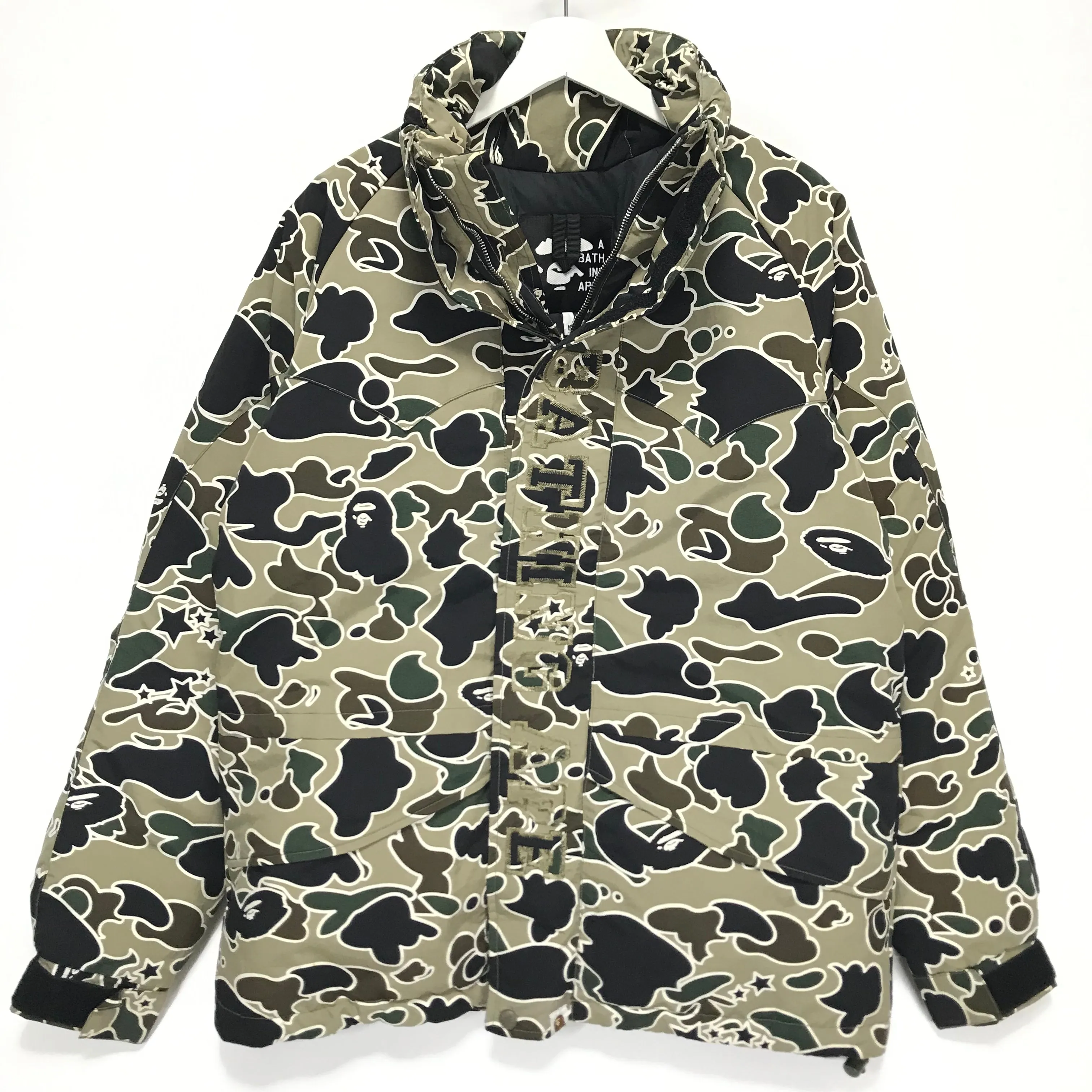 [M] A Bathing Ape Bape Vintage Psyche Sta Camo Down Jacket