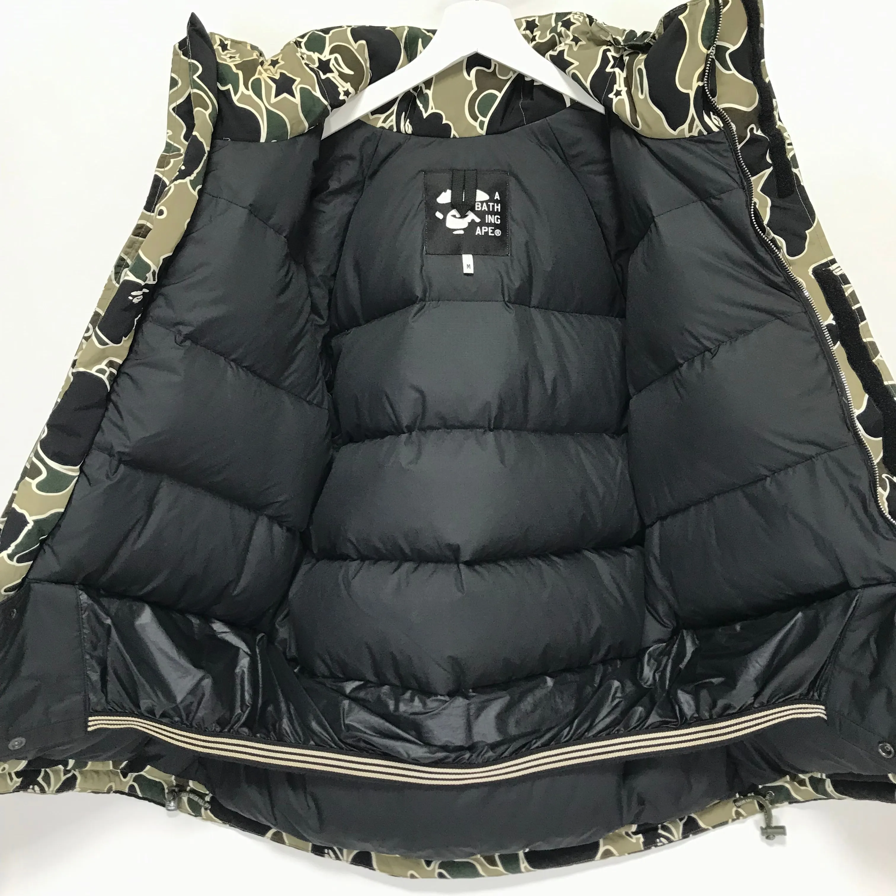 [M] A Bathing Ape Bape Vintage Psyche Sta Camo Down Jacket