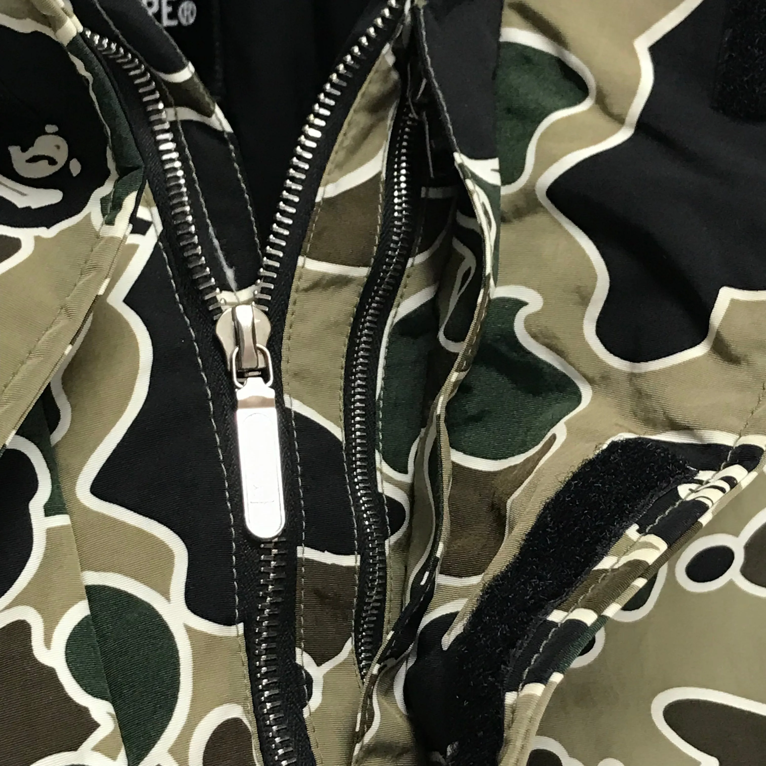 [M] A Bathing Ape Bape Vintage Psyche Sta Camo Down Jacket