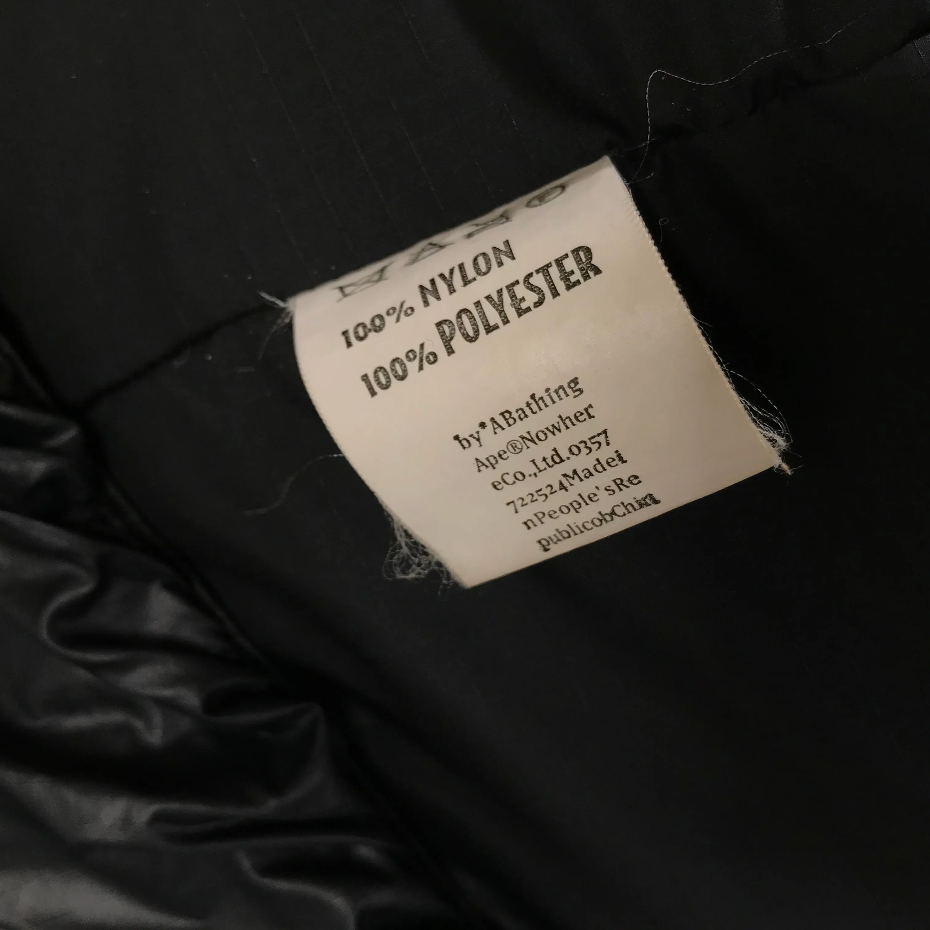 [M] A Bathing Ape Bape Vintage Psyche Sta Camo Down Jacket