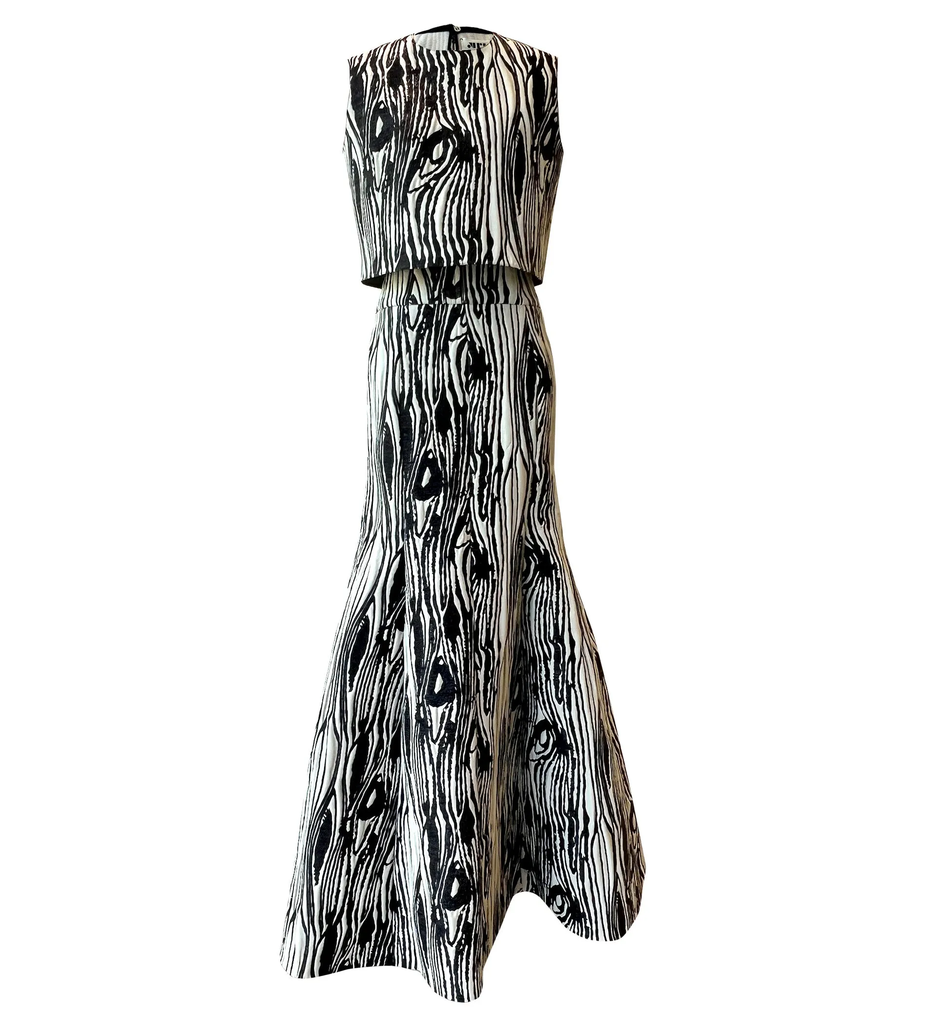 MAISON RABIH KAYROUZ Moire Lurex Sleeveless Top