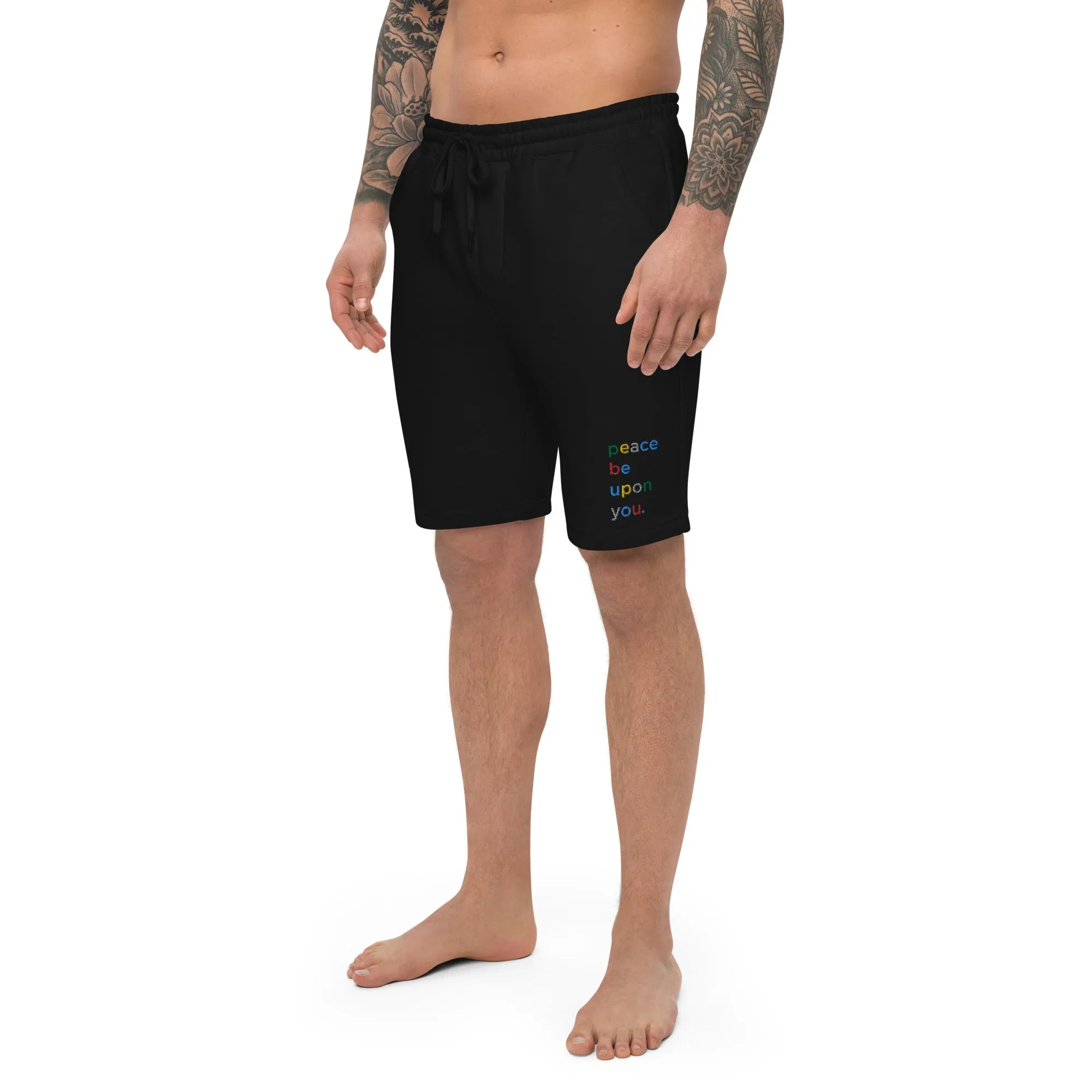 PEACE BE UPON YOU Fleece Shorts