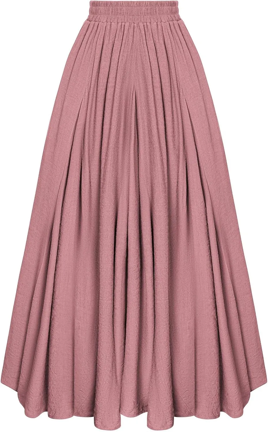 Scarlet Darkness Women Casual Maxi Skirt Flowy Bohemian Renaissance Long Skirts