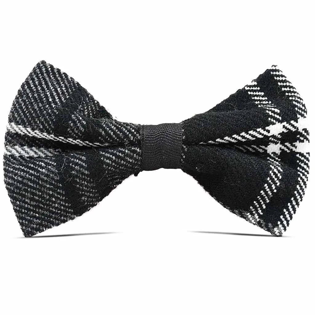 Scottish Bow Tie Tartan Granite