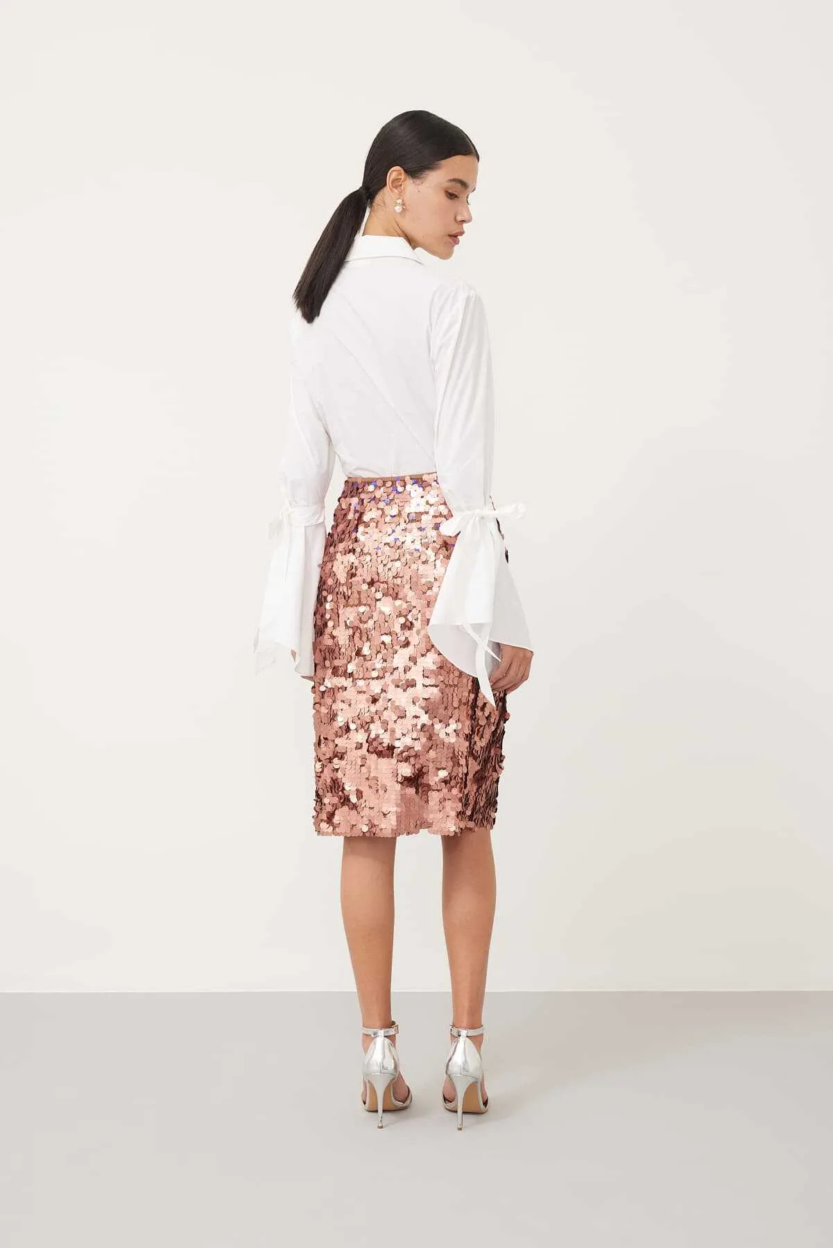 Sequin Knee Length Skirt Standard Color