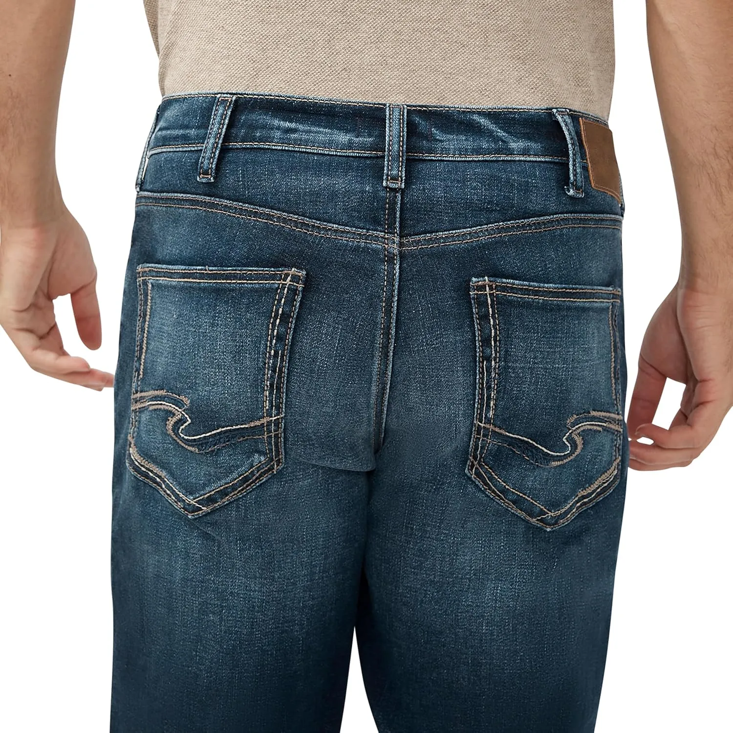 Silver Jeans Co. Men's Zac Relaxed Fit Straight Leg Jeans
