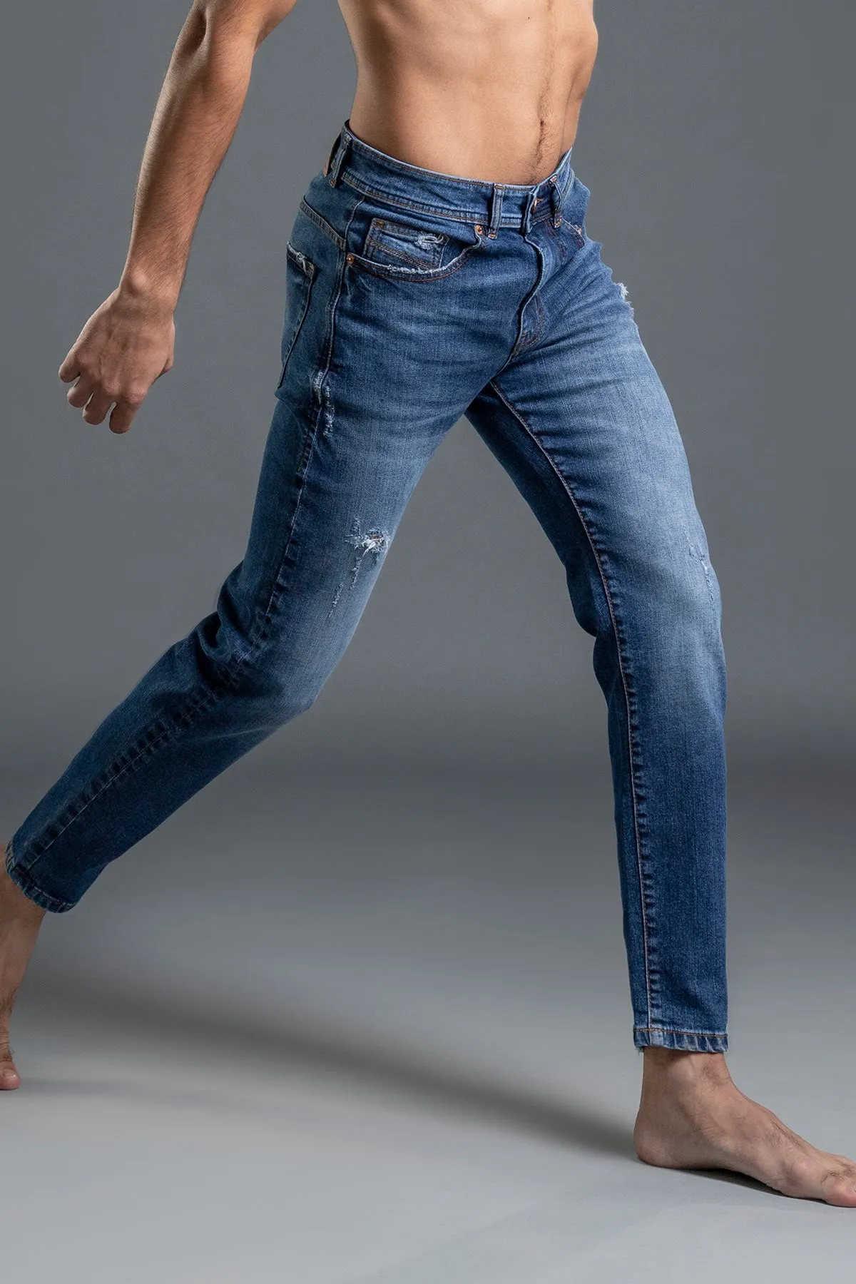 Stream Blue Ripped Jeans