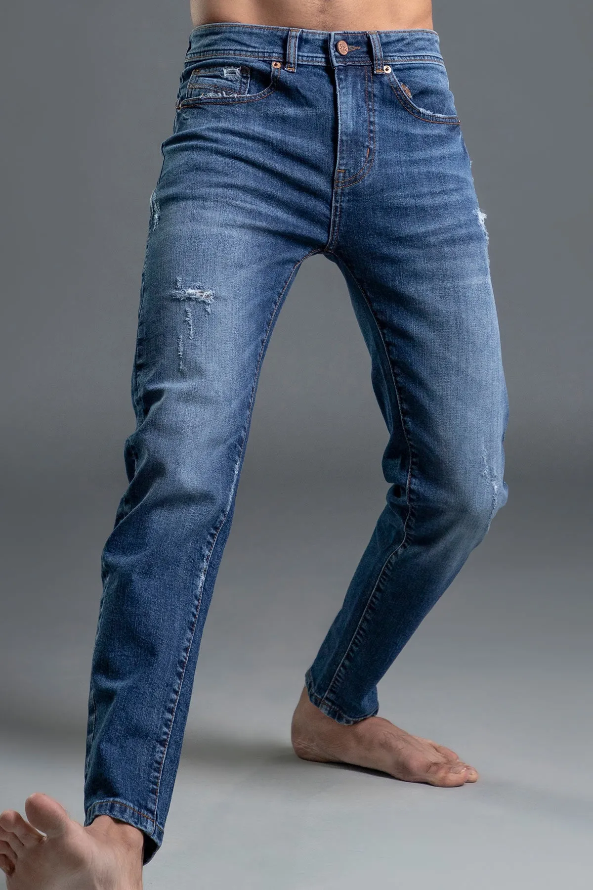 Stream Blue Ripped Jeans