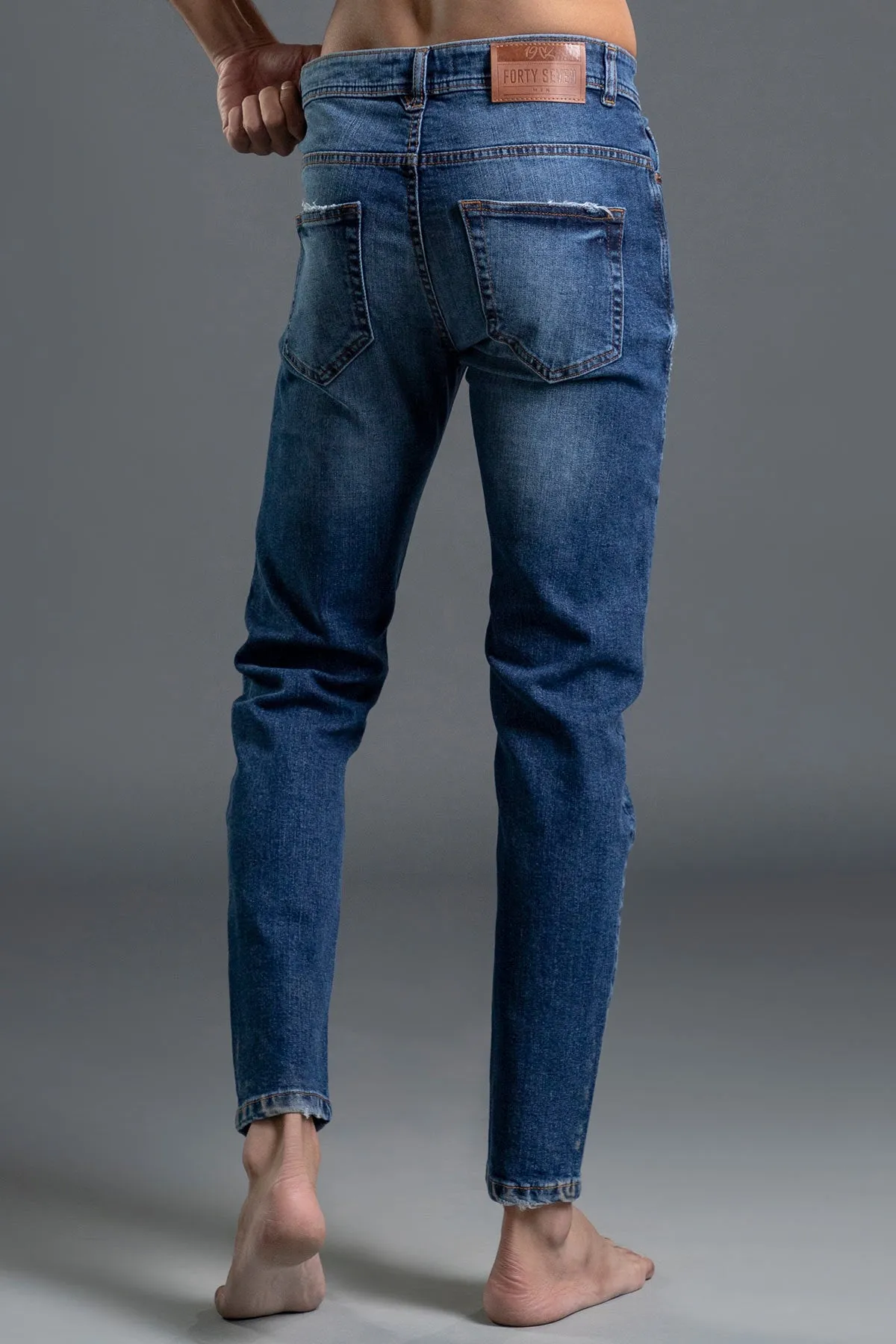 Stream Blue Ripped Jeans