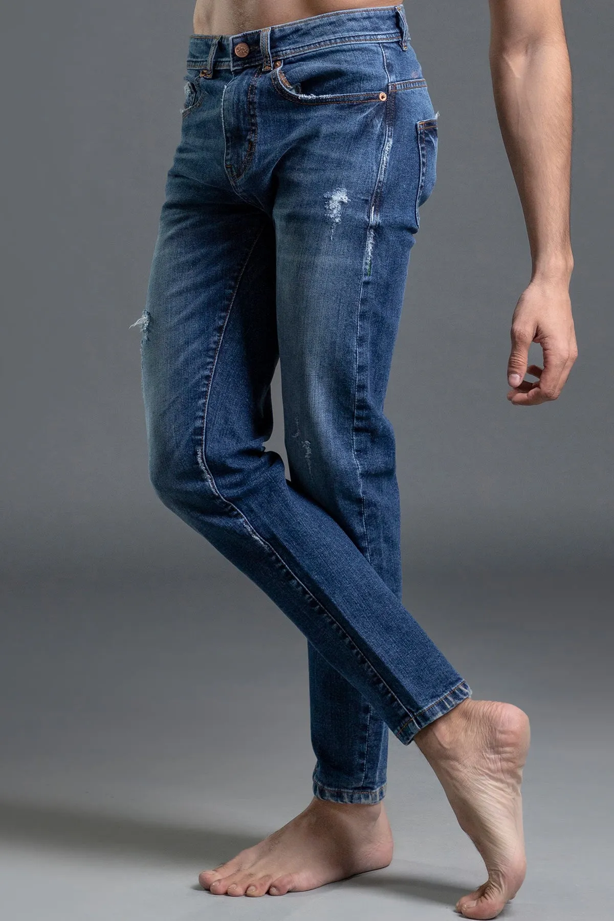 Stream Blue Ripped Jeans