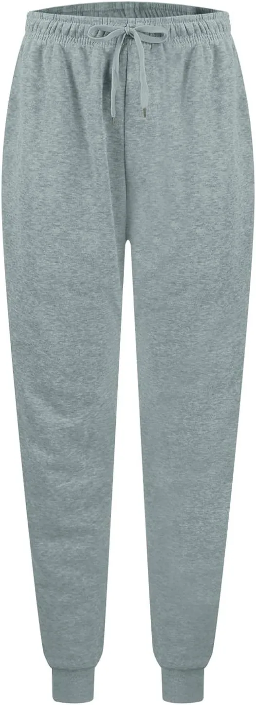 Sweatpants Women Summers Joggers Ladids Straight Leg Casual Harem Pants Drawstring Pant Cotton Solid S-3XL