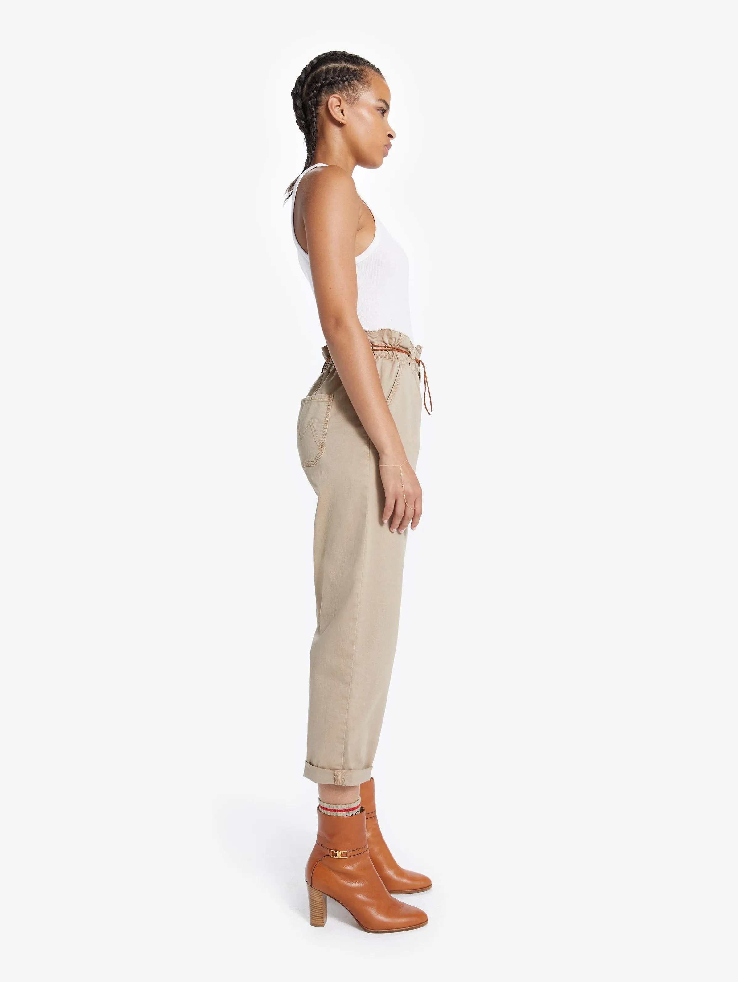 The Yoyo Ruffle Greaser Ankle