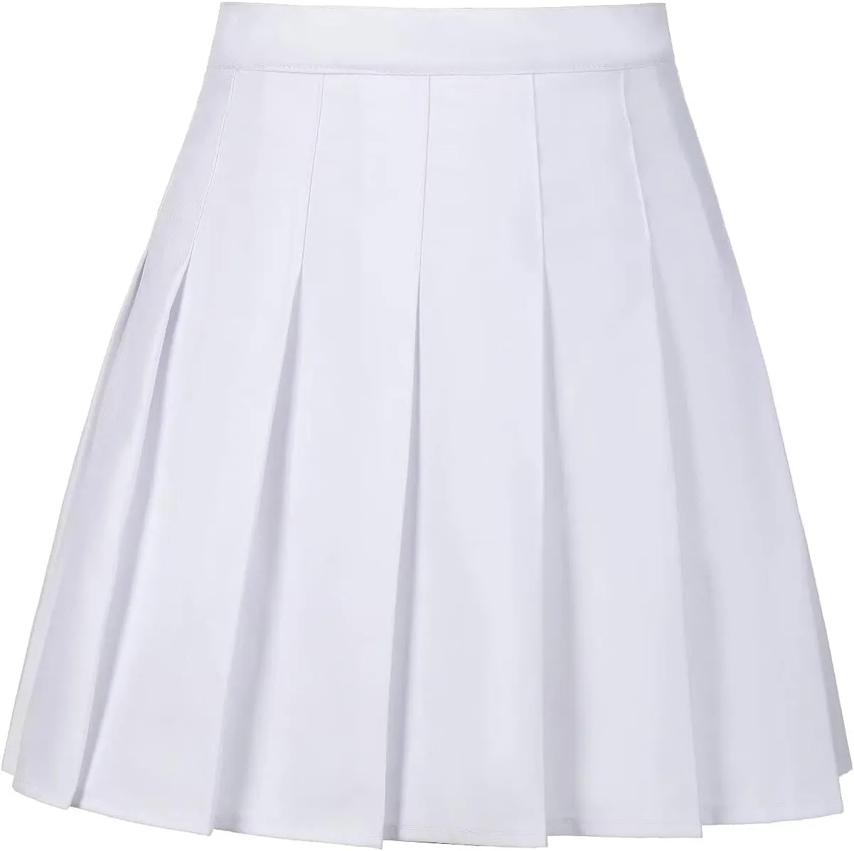 Womens Girls Pleated Tennis Skirts High Waisted A-line Skirt School Uniform Athletic Golf Skorts with Shorts,2T-4XL