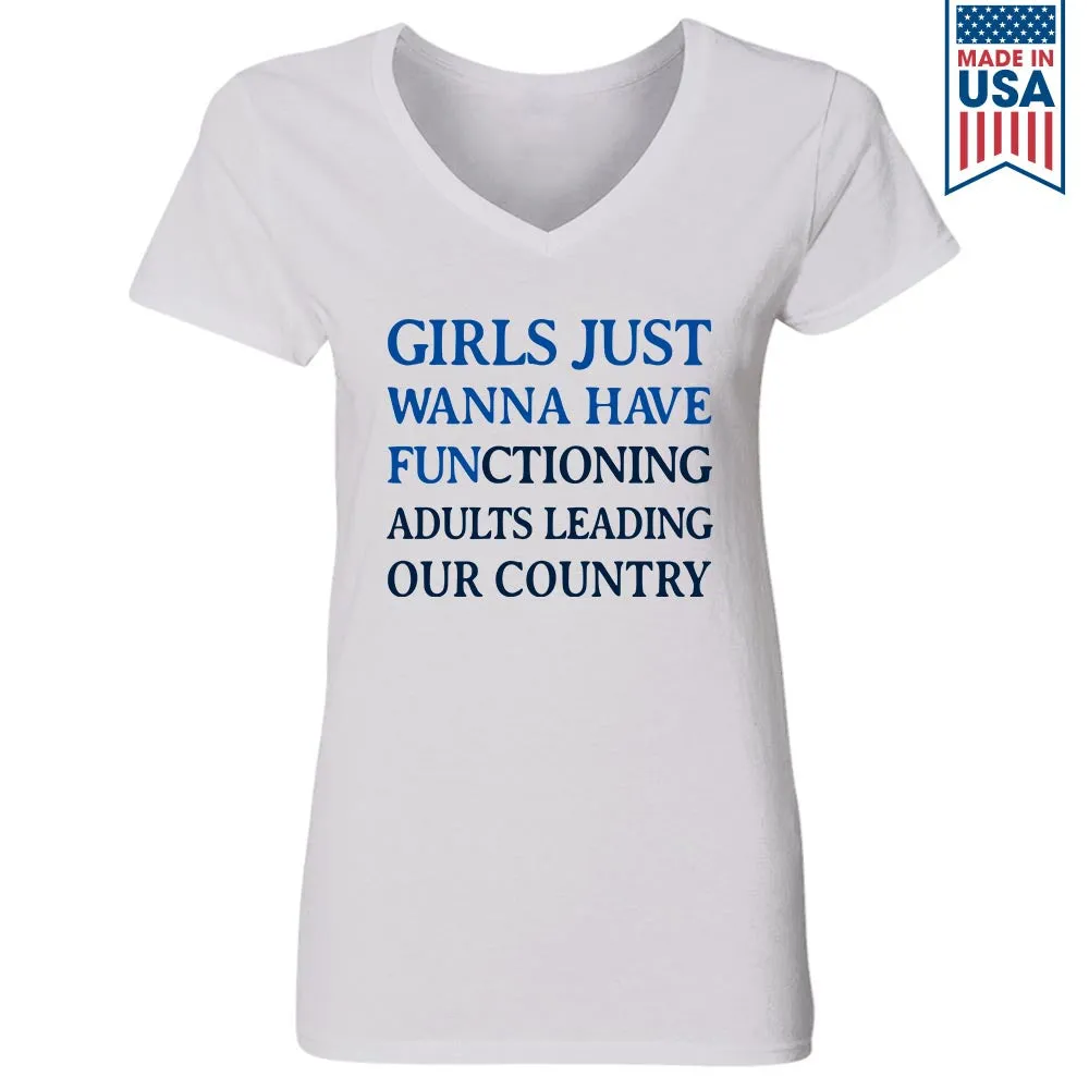 Women's V-neck T-shirt TSVW689