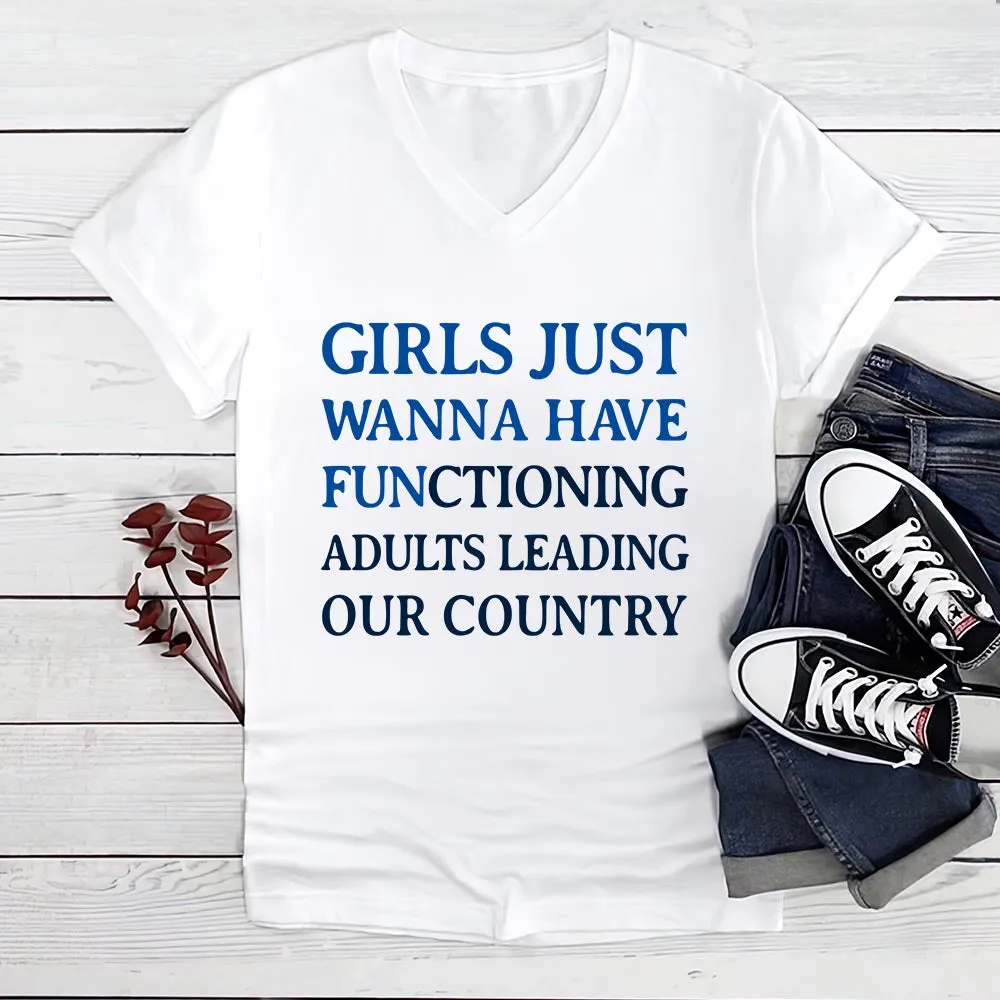 Women's V-neck T-shirt TSVW689