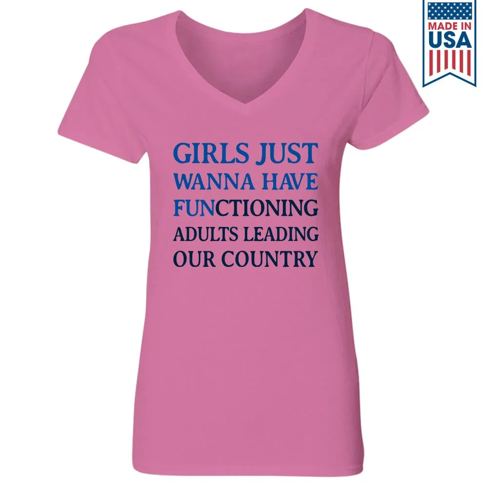 Women's V-neck T-shirt TSVW689