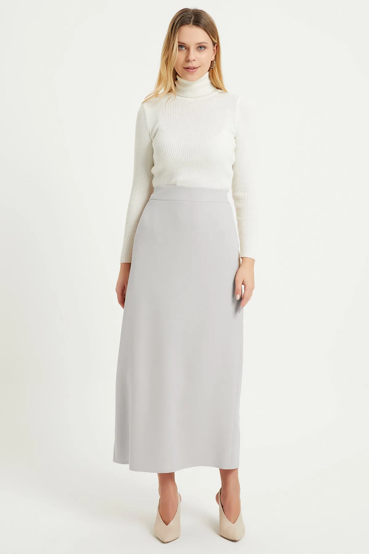 ZRF Women Pencil Skirt - Gray - Halifax